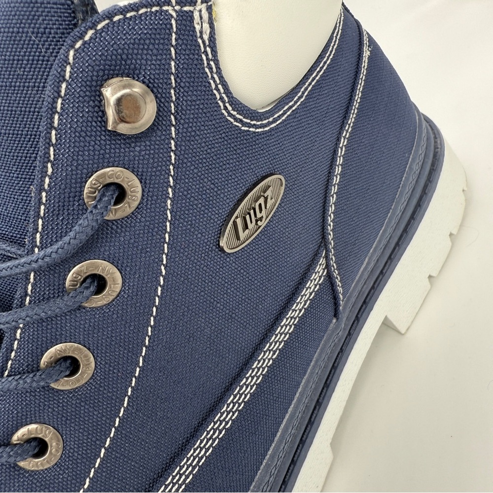 Lugz Drifter Ripstop Chukka Mens Blue Casual Boots Men's Shoes Size 12 MDRST-411 - Picture 5 of 12